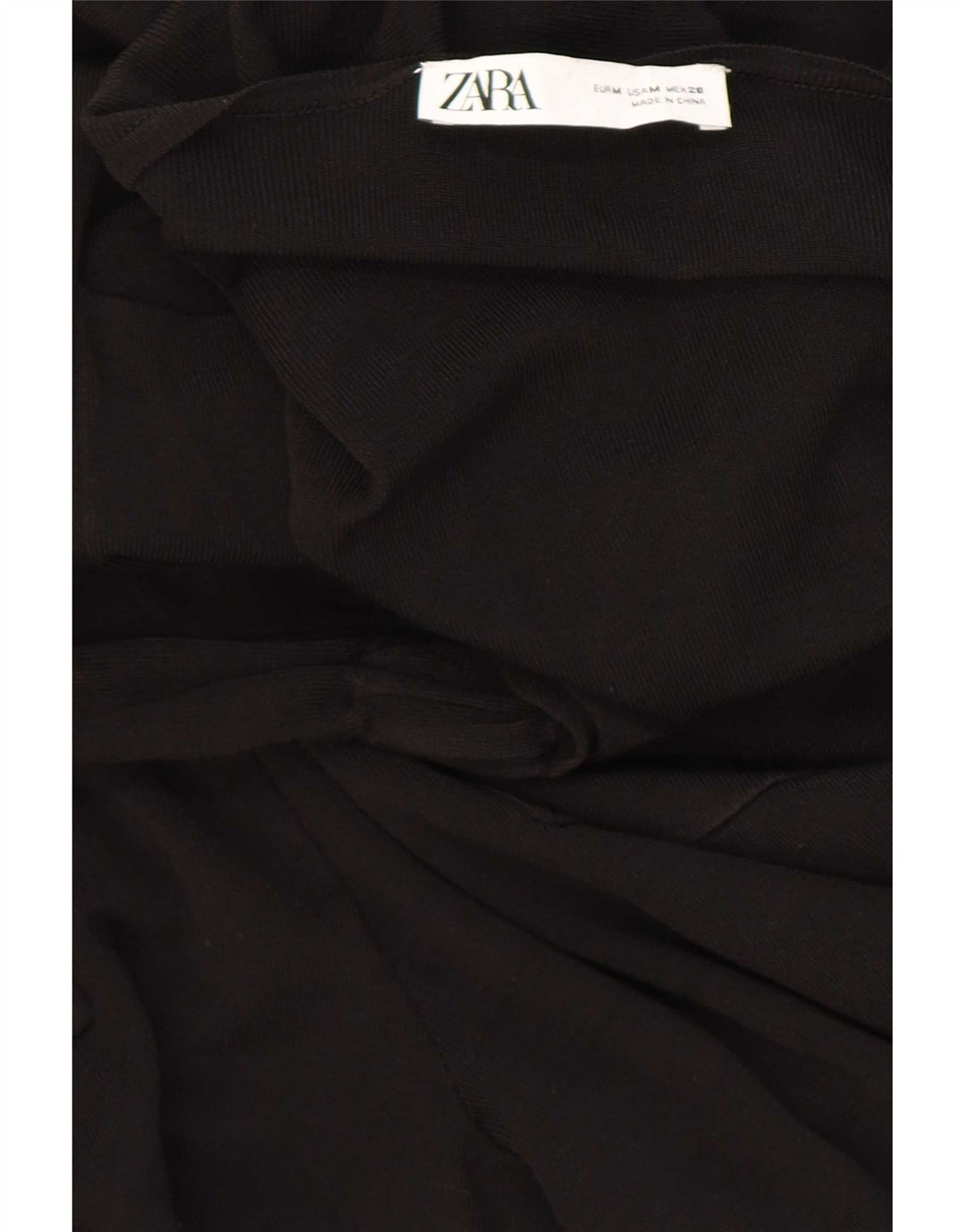 Zara Jumpsuit med 3/4 ærmer til kvinder UK 14 Medium Sort