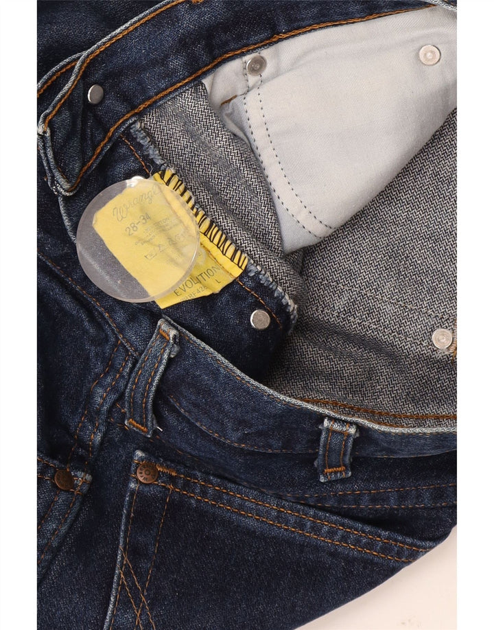 Wrangler Dame Evolution Straight Jeans W28 L34 Marineblå Bomuld