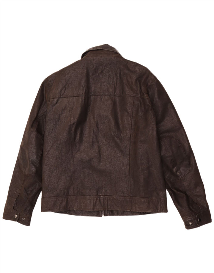 CONBIPEL Herre Læderjakke IT 54 XL Brun