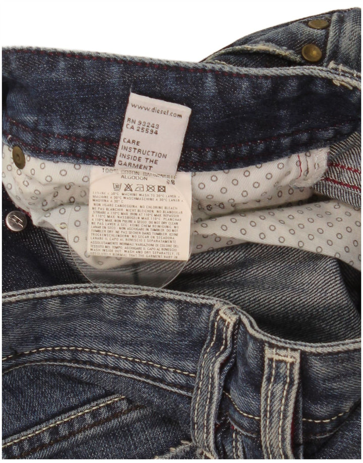 Diesel Straight Jeans til mænd W29 L32 Blå Bomuld