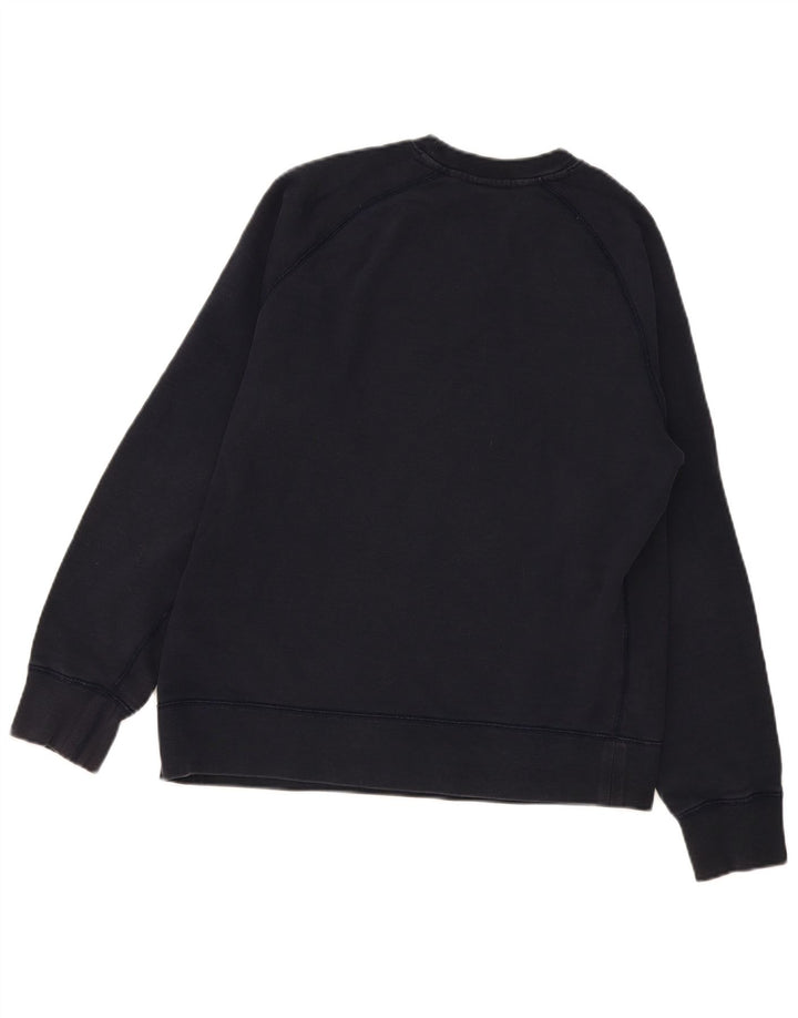 Nike grafisk sweatshirt til mænd, stor marineblå bomuld