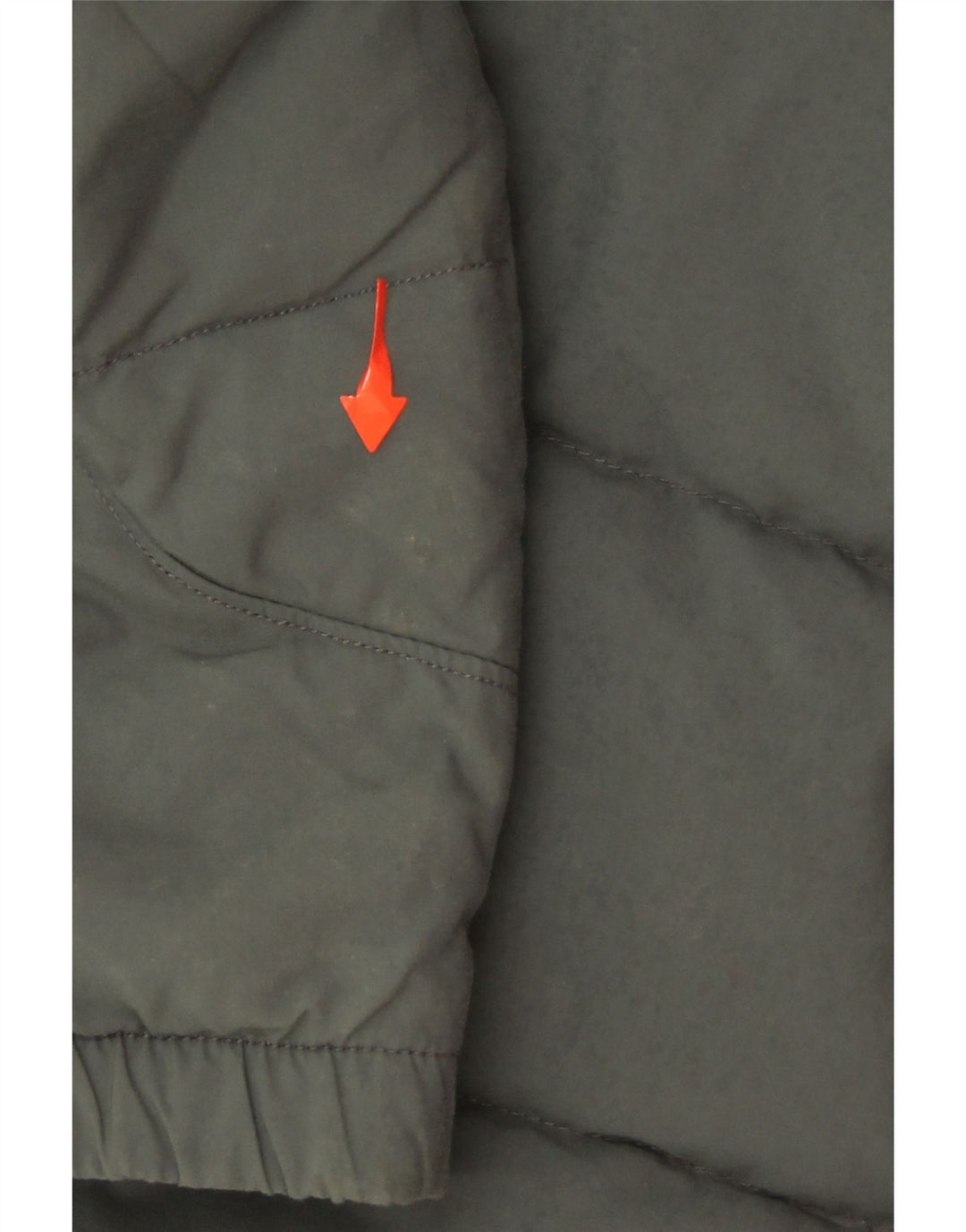 INVICTA Womens 3/4 Sleeve Padded Jacket UK 16 Large Grey Polyamide Vintage Invicta and Second-Hand Invicta from Messina Hembry 