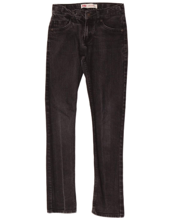 Levi's Boys 510 Skinny Jeans 13-14 år W26 L30 sort bomuld