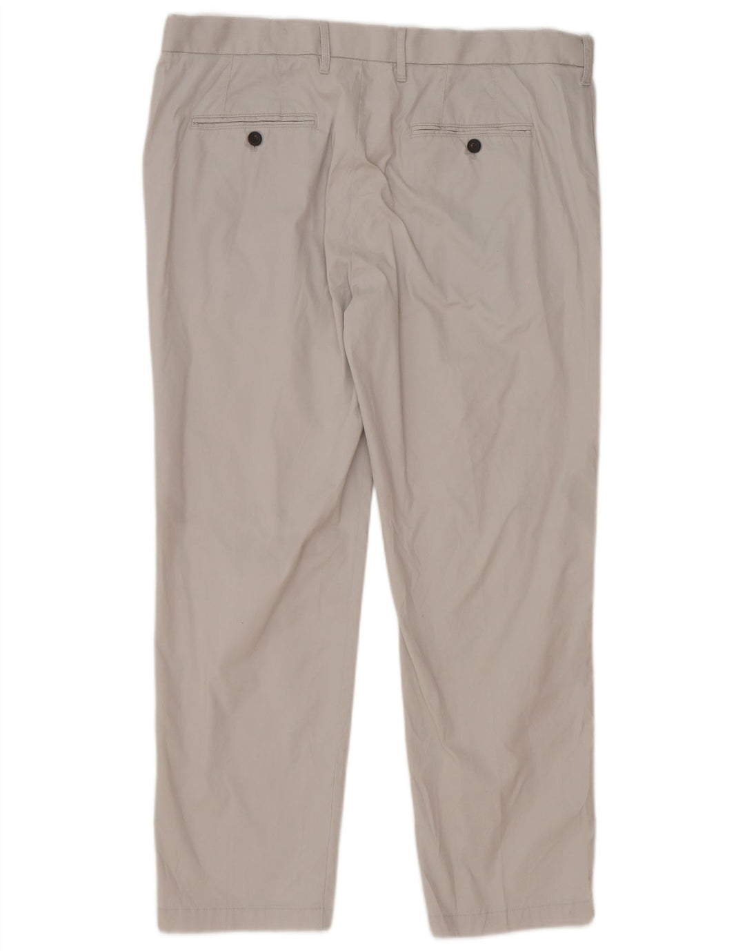 Marks & Spencer Herre Regular Fit Chinobukser W38 L29 Grå Bomuld