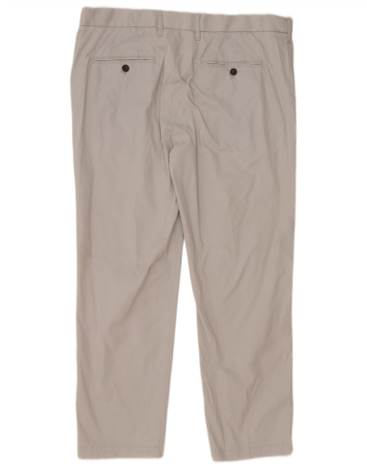 Marks & Spencer Herre Regular Fit Chinobukser W38 L29 Grå Bomuld