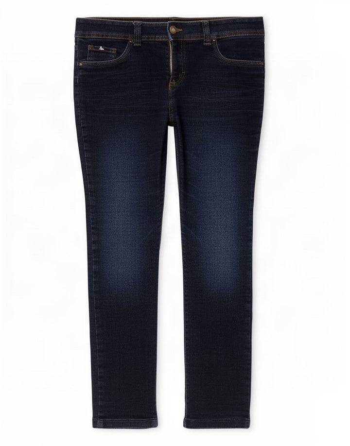 Lee Dame Slim Jeans US 9 Medium W30 L26 Marineblå Bomuld