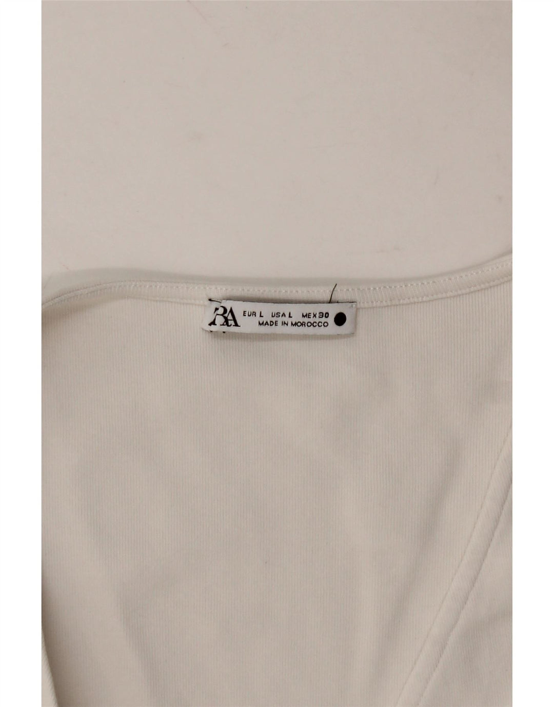 ZARA Womens Blouse Top UK 14 Large White Vintage Zara and Second-Hand Zara from Messina Hembry 