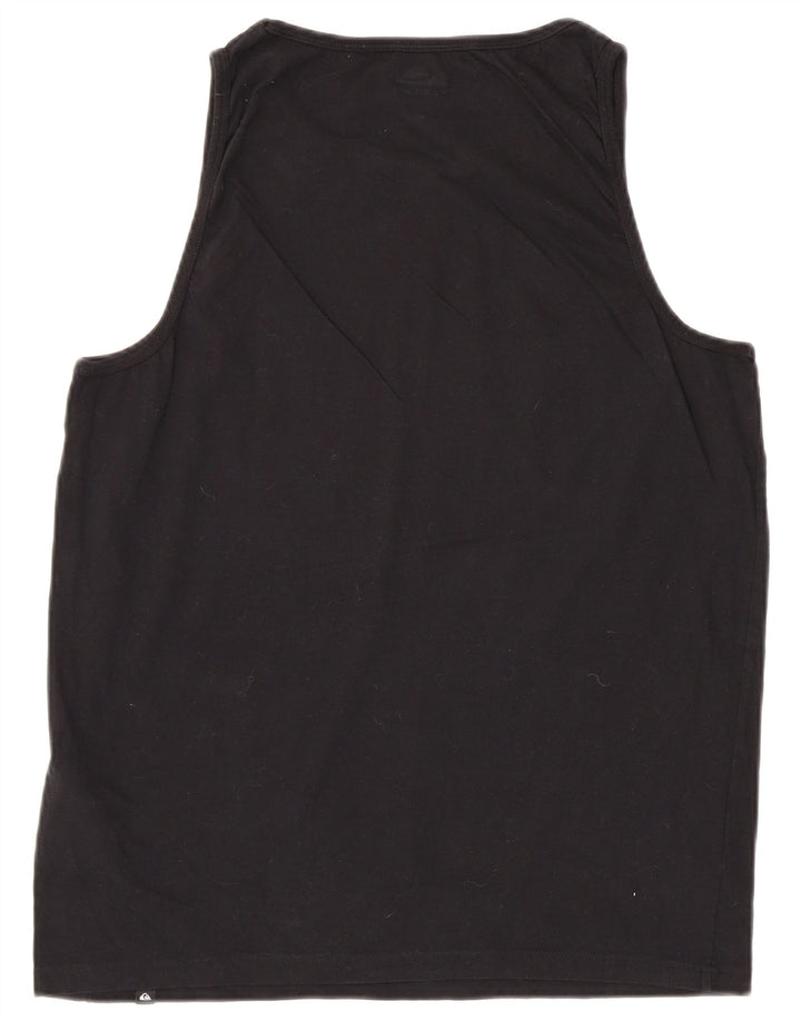 Quiksilver Herre Grafisk Vest Top Stor Sort Bomuld