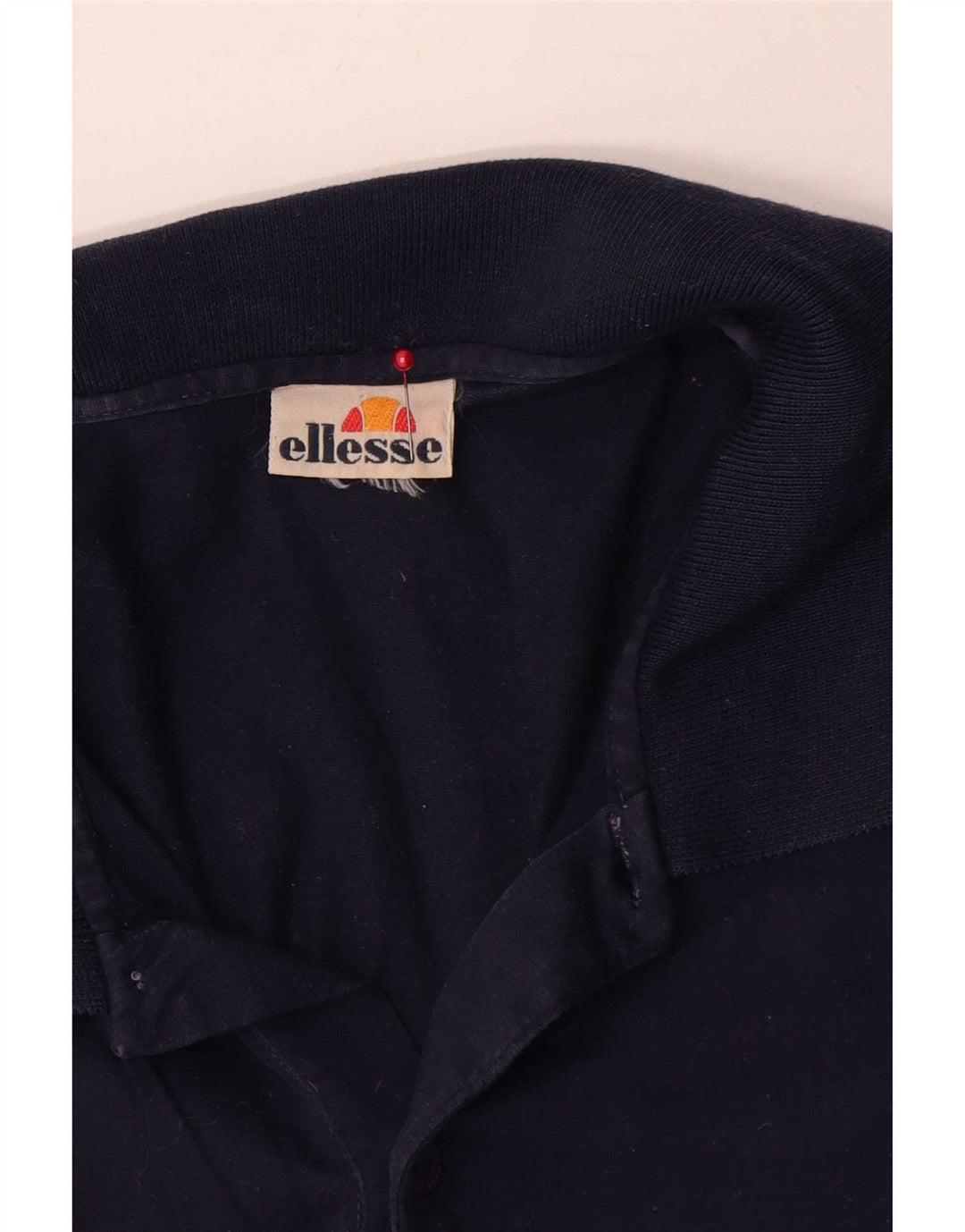 Ellesse Herre Polo Shirt Large Navy Blue