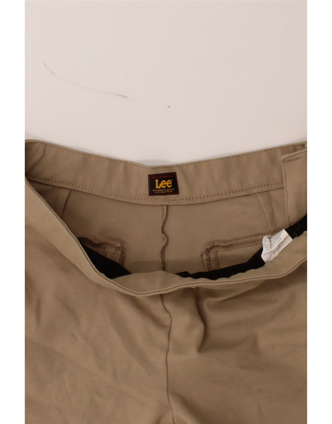 LEE Womens Slim Chino Trousers US 8 Medium W30 L23 Beige Rayon Vintage Lee and Second-Hand Lee from Messina Hembry 
