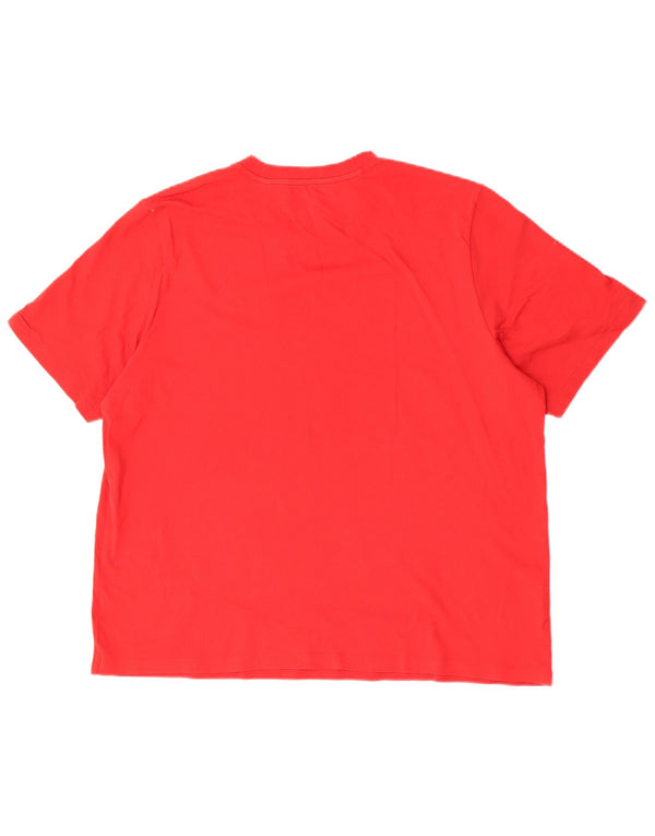 Adidas Grafisk T-Shirt Top til mænd XL Rød