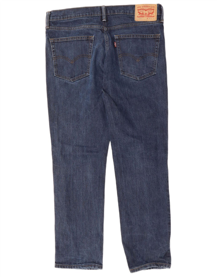 LEVI'S Herre 511 Slim Jeans W36 L30 Blå Bomuld