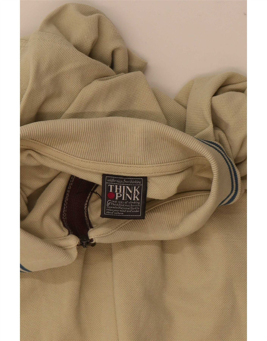 Tænk Pink Herre Polo Shirt 2XL Beige
