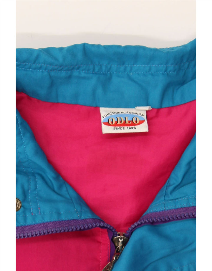 ODLO Mens Bomber Jacket UK 42 XL Pink Colourblock Vintage Odlo and Second-Hand Odlo from Messina Hembry 