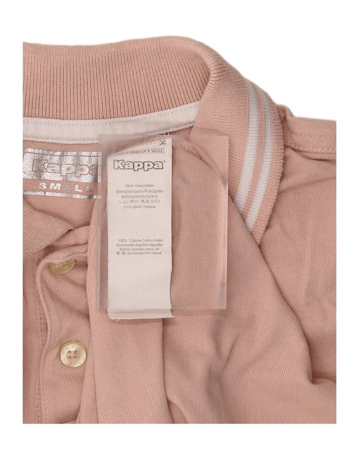 KAPPA Mens Polo Shirt Small Pink Cotton
