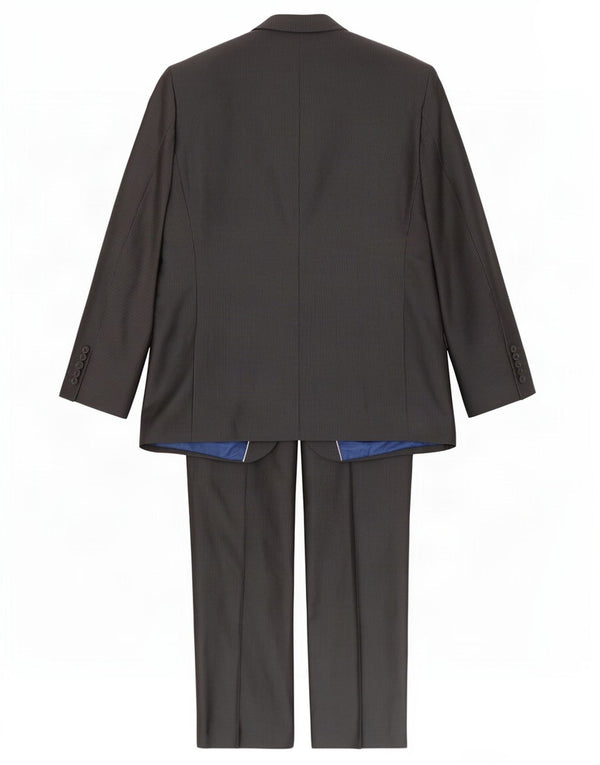 Angelo Litrico Herredragt med 2 knapper UK 40 Large W36 L30 Sort nålestribe