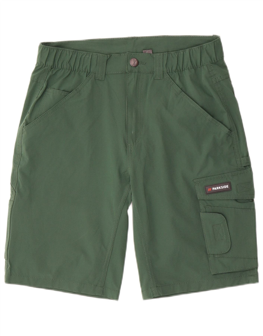 Parkside Herre Cargo Shorts Små W29 Grøn Elastan