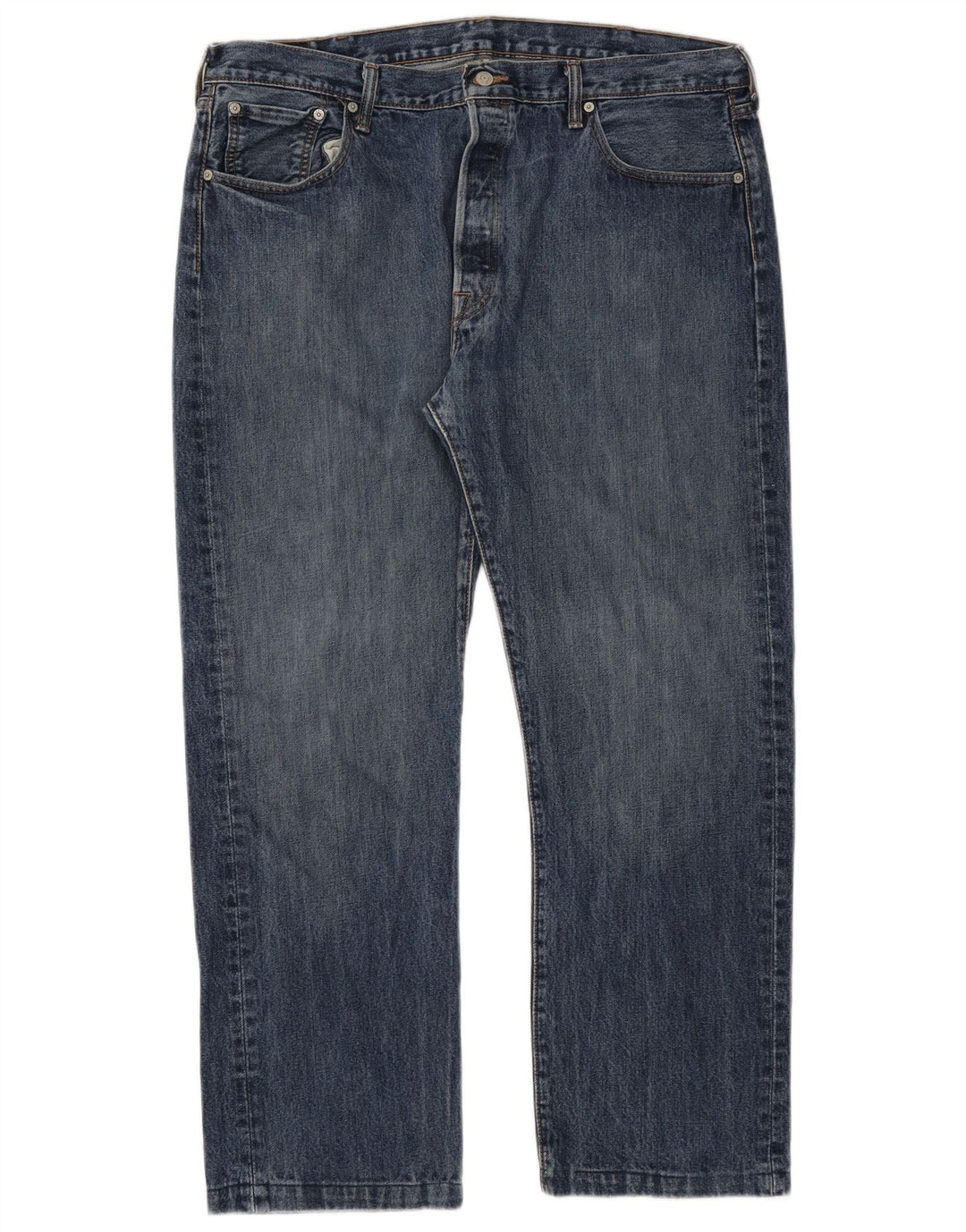 Levi's Herre 501 Straight Jeans W40 L30 Blå Bomuld