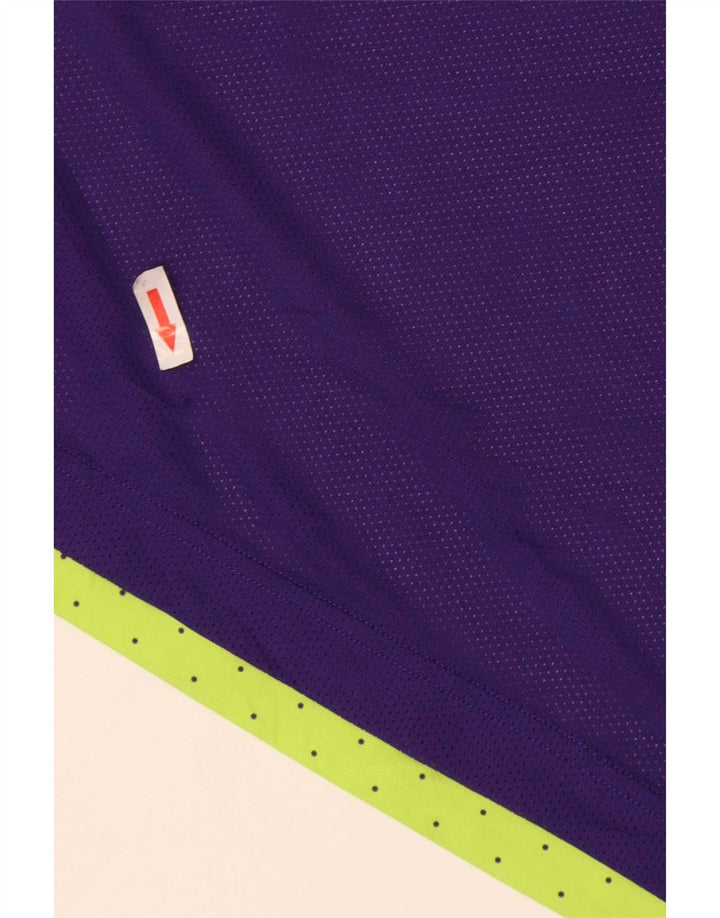 Nike Herre Dri Fit Grafisk T-Shirt Top Stor Lilla Geometrisk Polyester