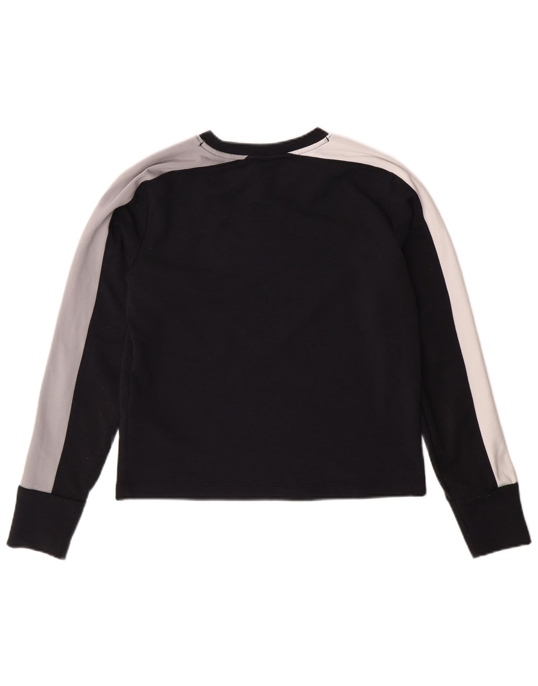 UNDER ARMOUR Dame Loose Fit Top Langærmet UK 6 XS Sort Colourblock