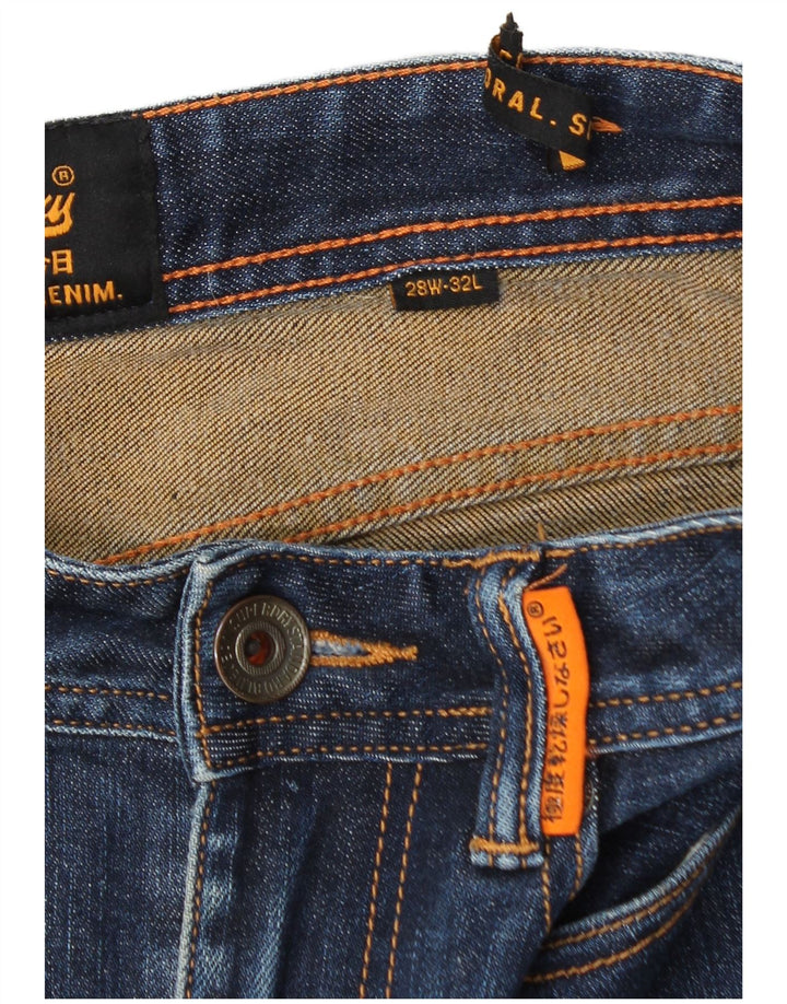 Superdry Slim Jeans til mænd W28 L32 blå bomuld