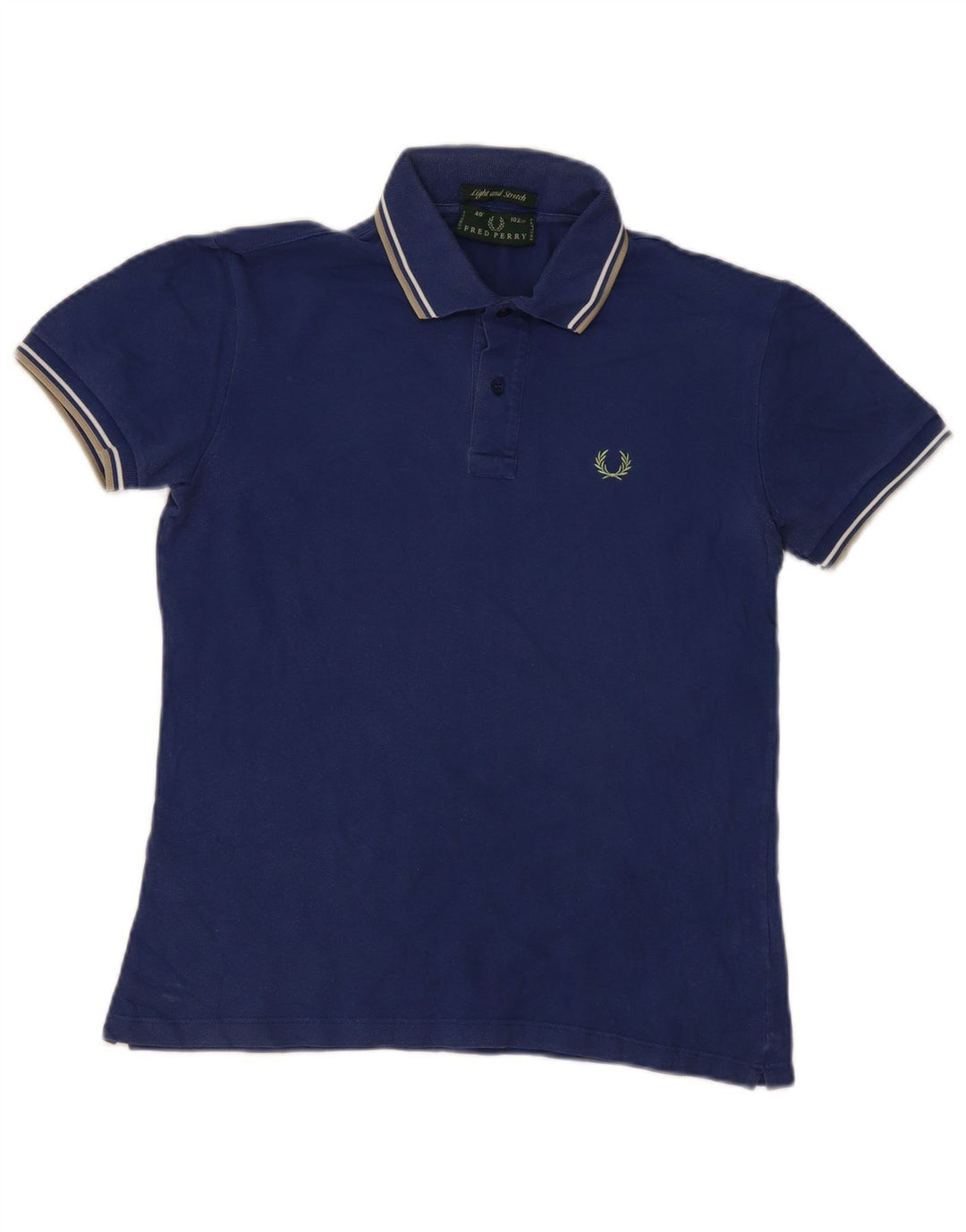 Fred Perry Herre poloskjorte lille marineblå stribet bomuld