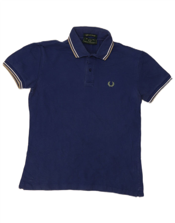 Fred Perry Herre poloskjorte lille marineblå stribet bomuld