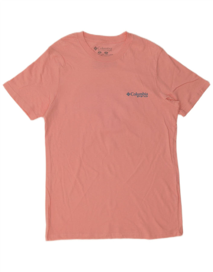 Columbia Herre grafisk T-shirt Top Lille Pink