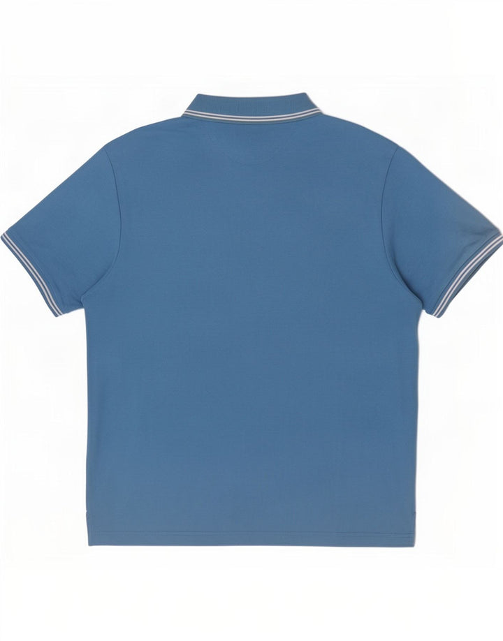 Champion Herre Easy Fit Polo Shirt Stor Blå Bomuld
