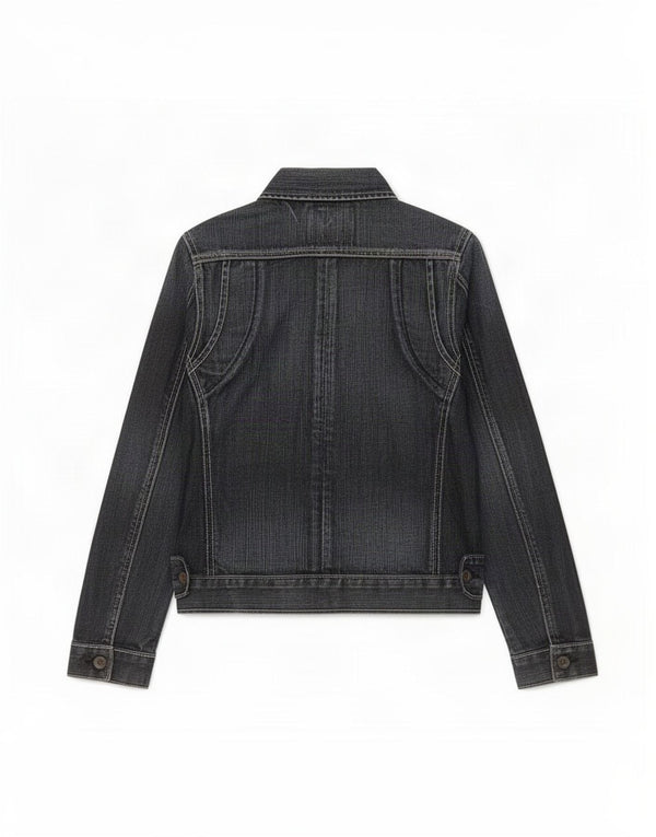 G-Star Womens Denim Jacket UK 14 Large Navy Blue