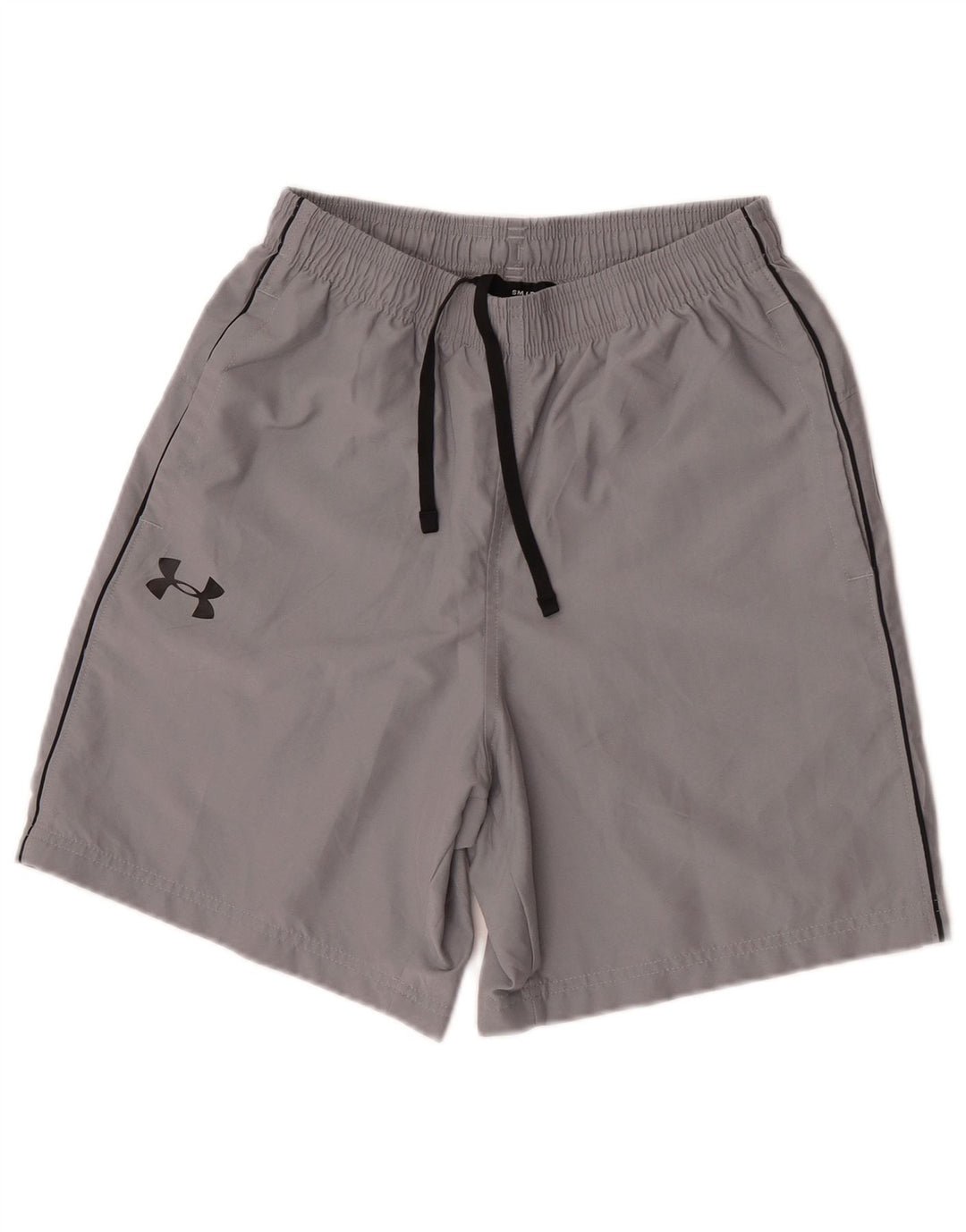 Under Armour Herre Heat Gear Graphic Sports Shorts Små Grå Polyester