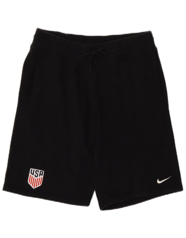 Nike Herre Sportshorts Medium Sort Bomuld
