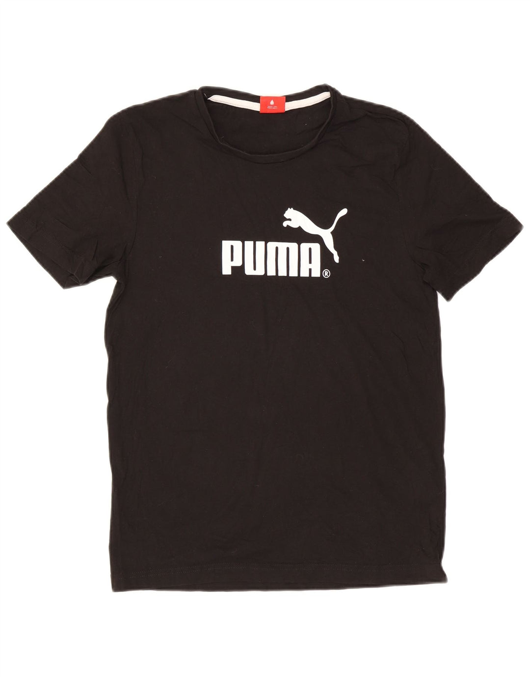 Puma Herre grafisk T-shirt top lille sort bomuld