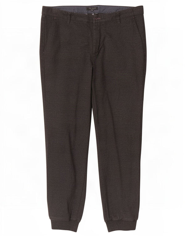 Ted Baker Herre Joggers Chino Bukser W34 L30 Sort Polyester