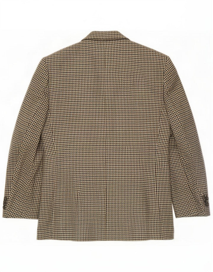Gaudi Herre 2-knaps blazerjakke IT 52 XL Brun Houndstooth Uld