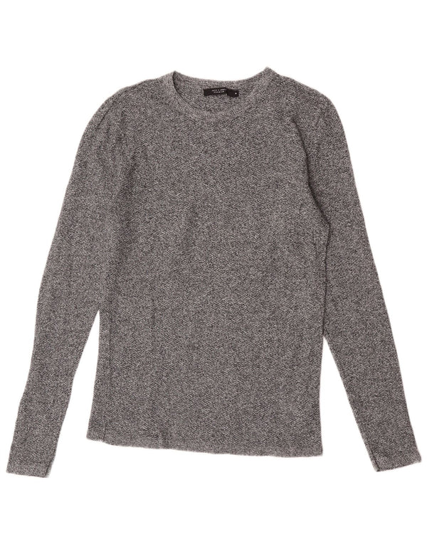 Jack & Jones Herre Top Langærmet Medium Grey Flecked Bomuld