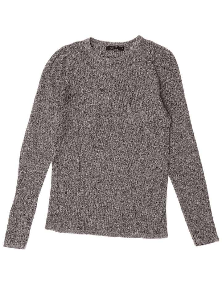 Jack & Jones Herre Top Langærmet Medium Grey Flecked Bomuld