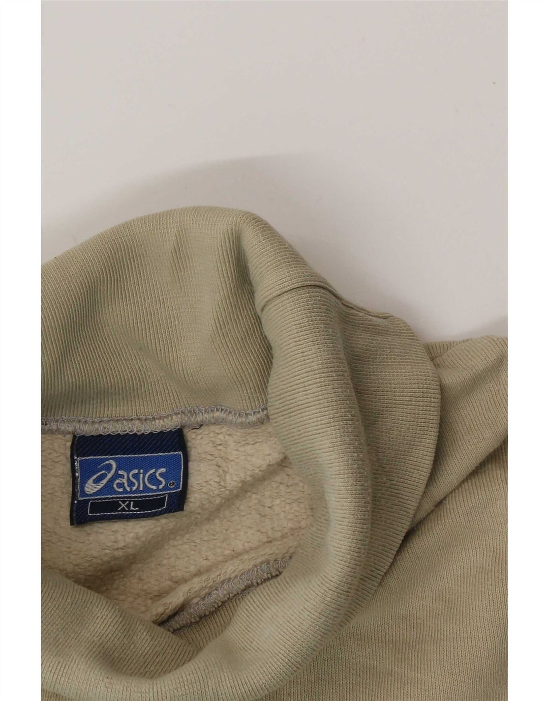 Asics Herre grafisk sweatshirt Jumper XL Beige Colourblock