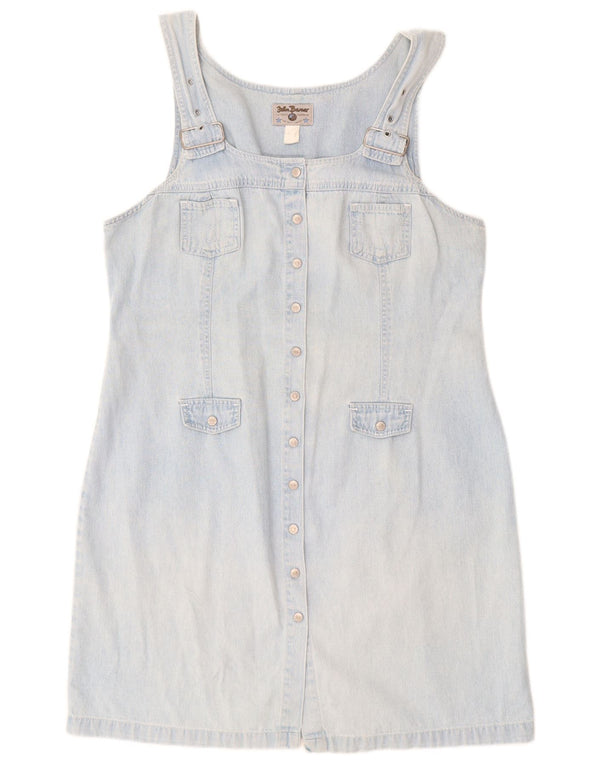 JOHN BANER Dame ærmeløs denimkjole IT 50 XL Blå Bomuld