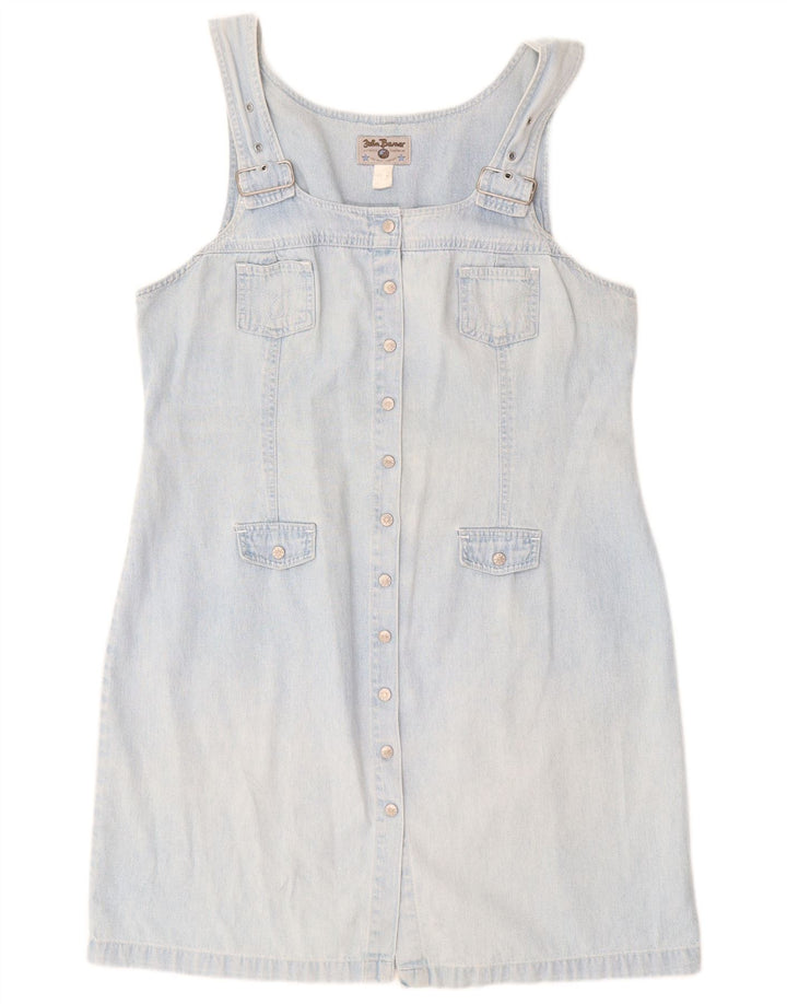 JOHN BANER Dame ærmeløs denimkjole IT 50 XL Blå Bomuld