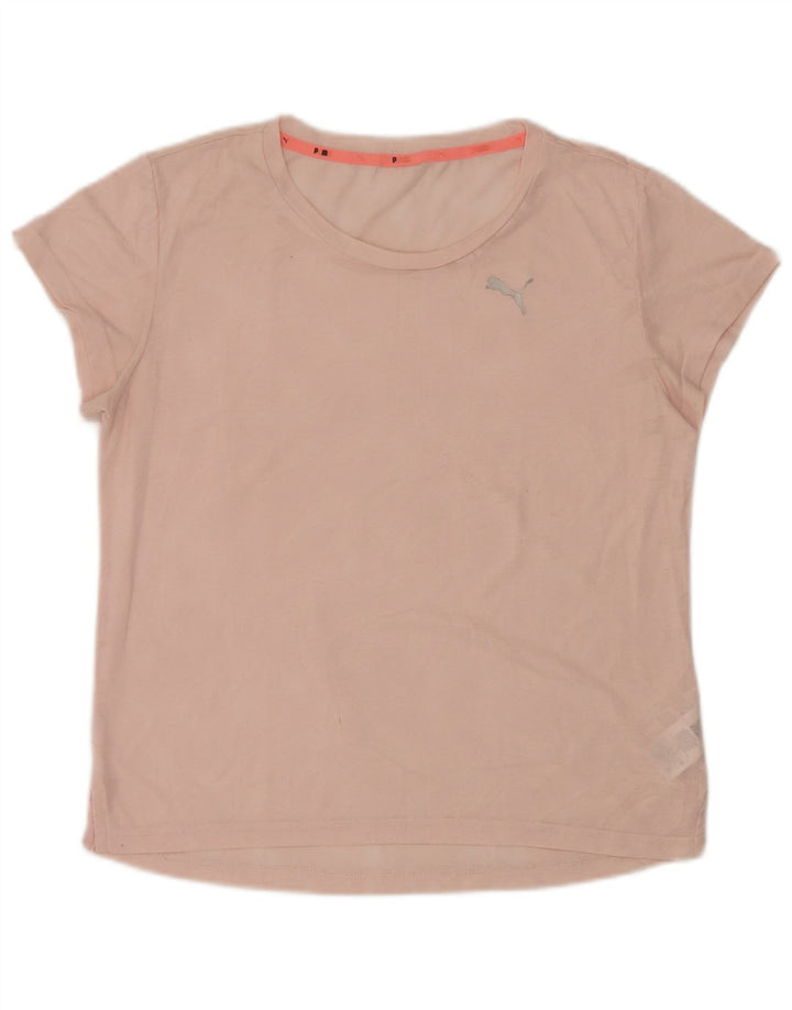 Puma T-Shirt Top UK 16 Stor Pink Polyester