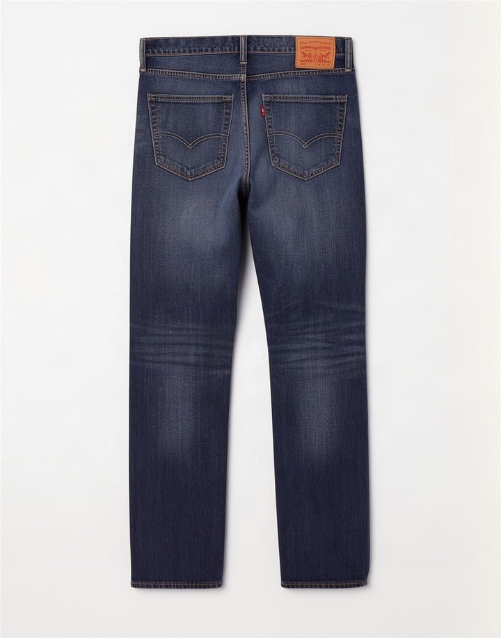 Levi's Herre 502 tilspidsede jeans W32 L34 blå bomuld