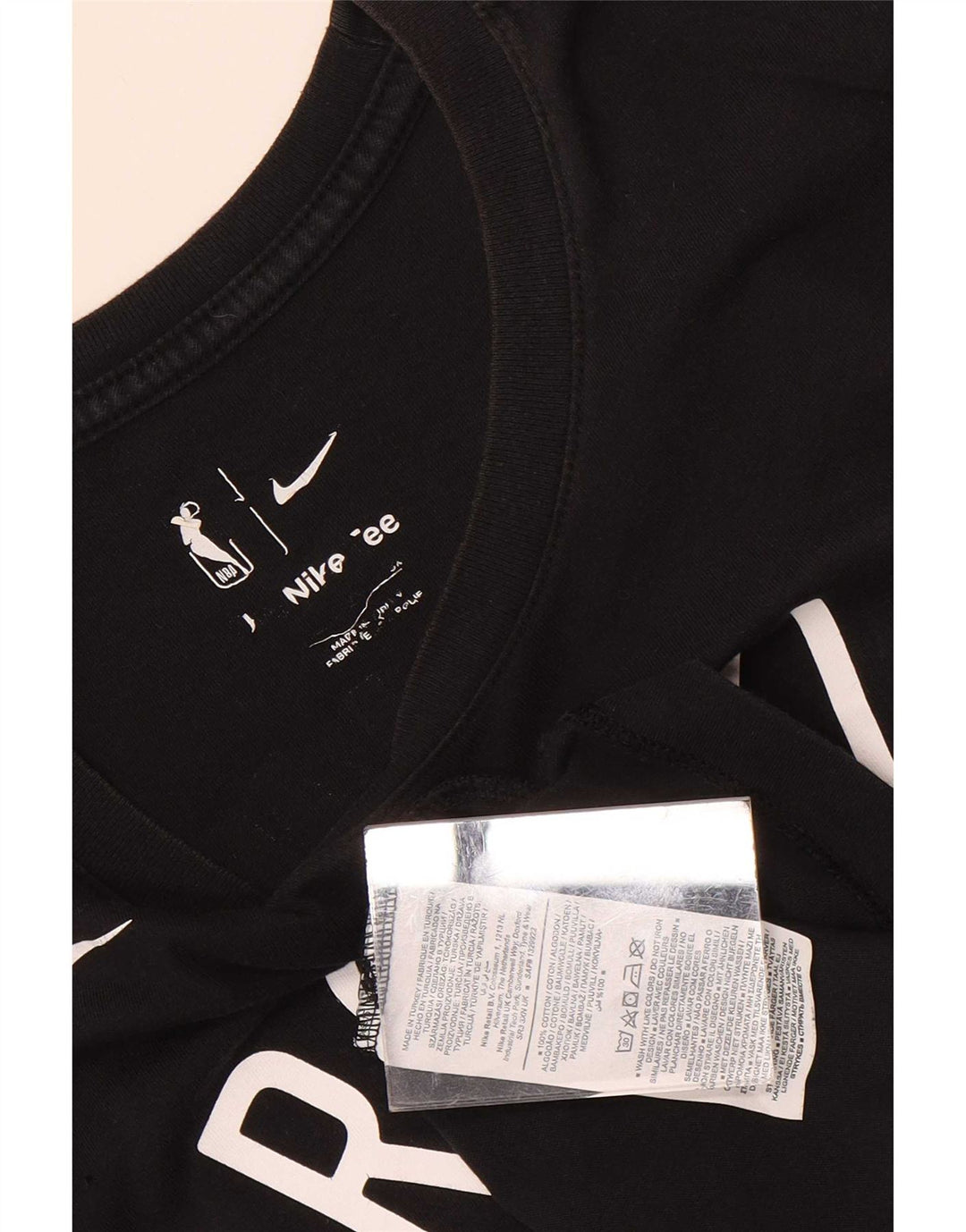 Nike Herre Brooklyn Grafisk T-Shirt Top Lille Sort Bomuld