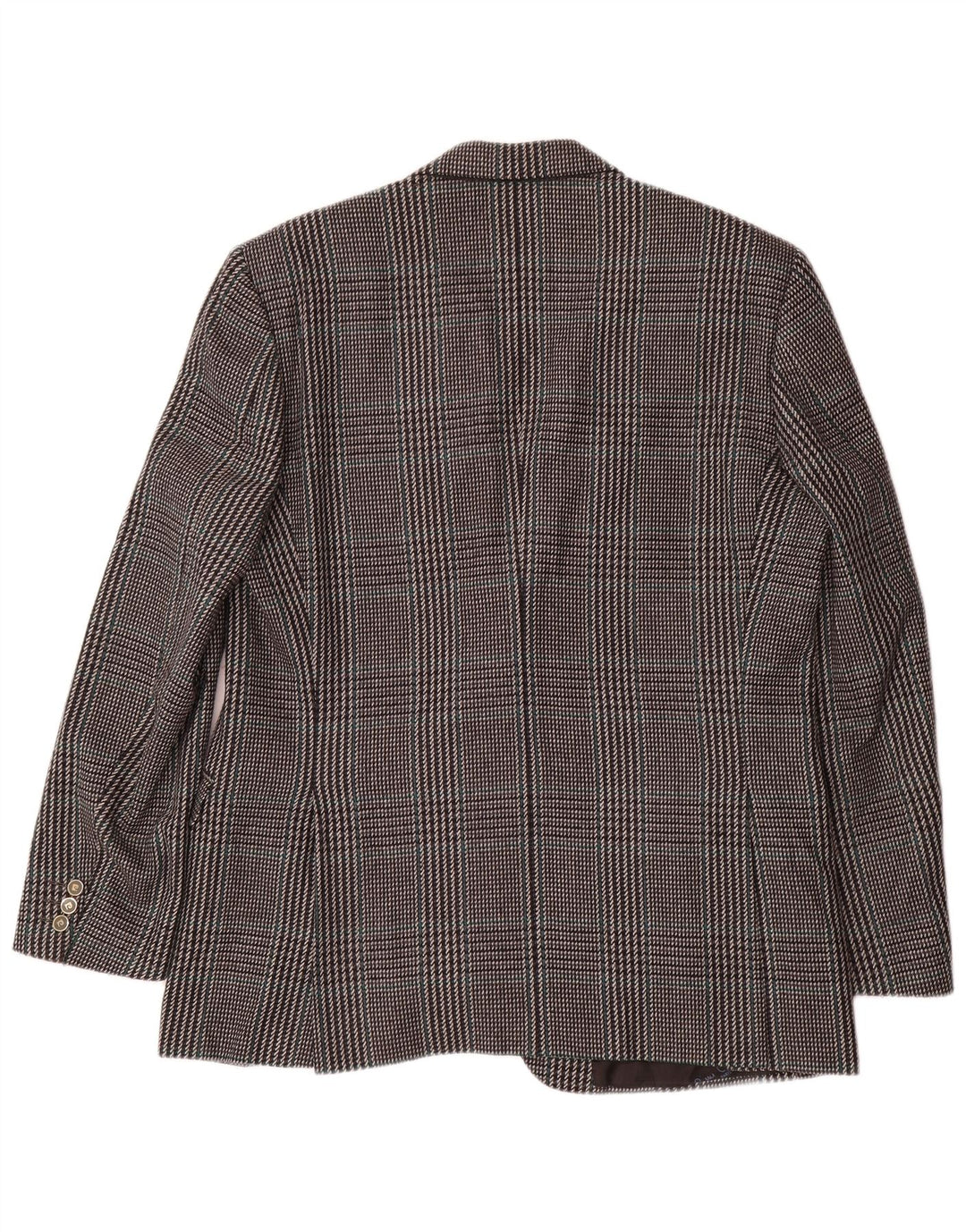 Pierre Cardin Herre 2-knap Blazer Jakke IT 54 2XL Grå Ternet Uld Klassisk