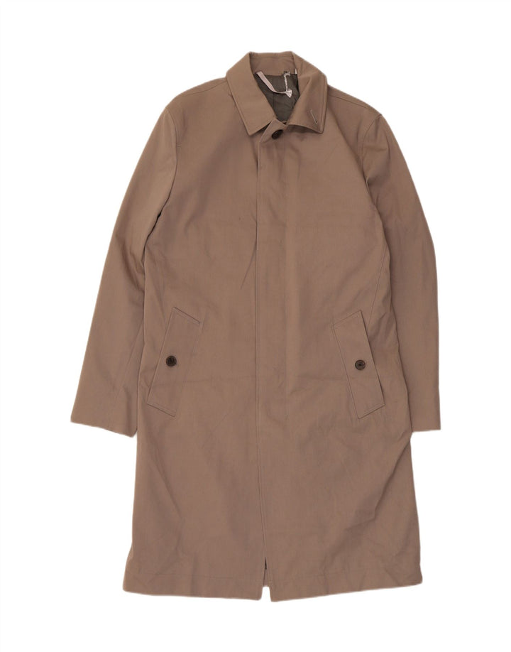 Marks & Spencer Herre Autograph Overfrakke UK 36 Small Beige Bomuld