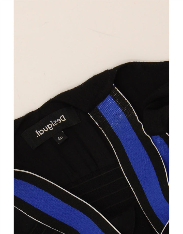 DESIGUAL Kvinders abstrakt mønster Maxikjole EU 40 Medium Black Bohemian