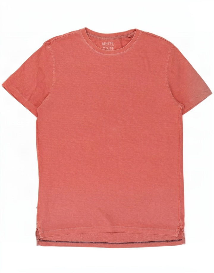 White Stuff Herre T-shirt Top Lille Pink Flecked Bomuld