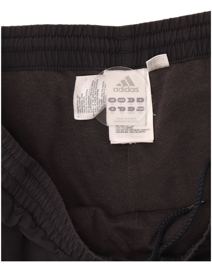 Adidas træningsdragt bukser til kvinder UK 18 XL sort polyester