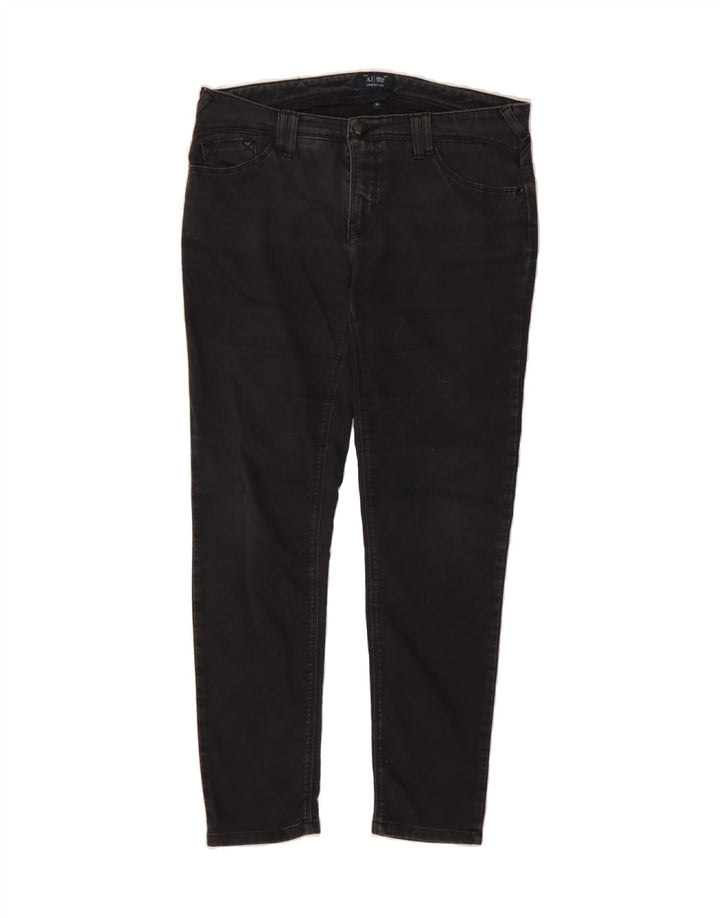 ARMANI Womens Skinny Jeans W30 L27 Black Cotton Vintage Armani and Second-Hand Armani from Messina Hembry 