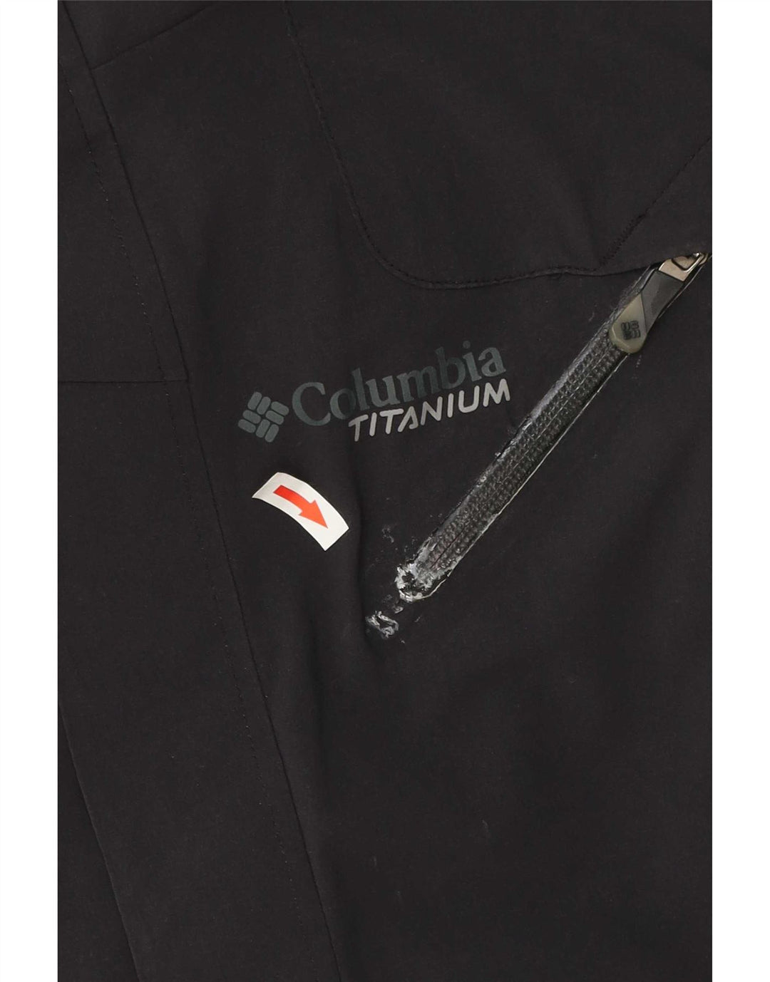 Columbia Mens Titanium Windbreaker Jacket UK 38 Medium Sort Nylon